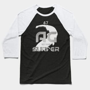 Silver Ag Surfer - Funny Chemistry Superhero Shirt Baseball T-Shirt